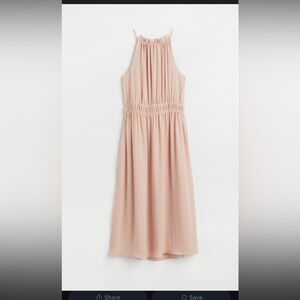 H&M Blush Pink Gathered Top